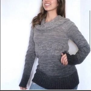 The Limited ombré cowl-neck sweater